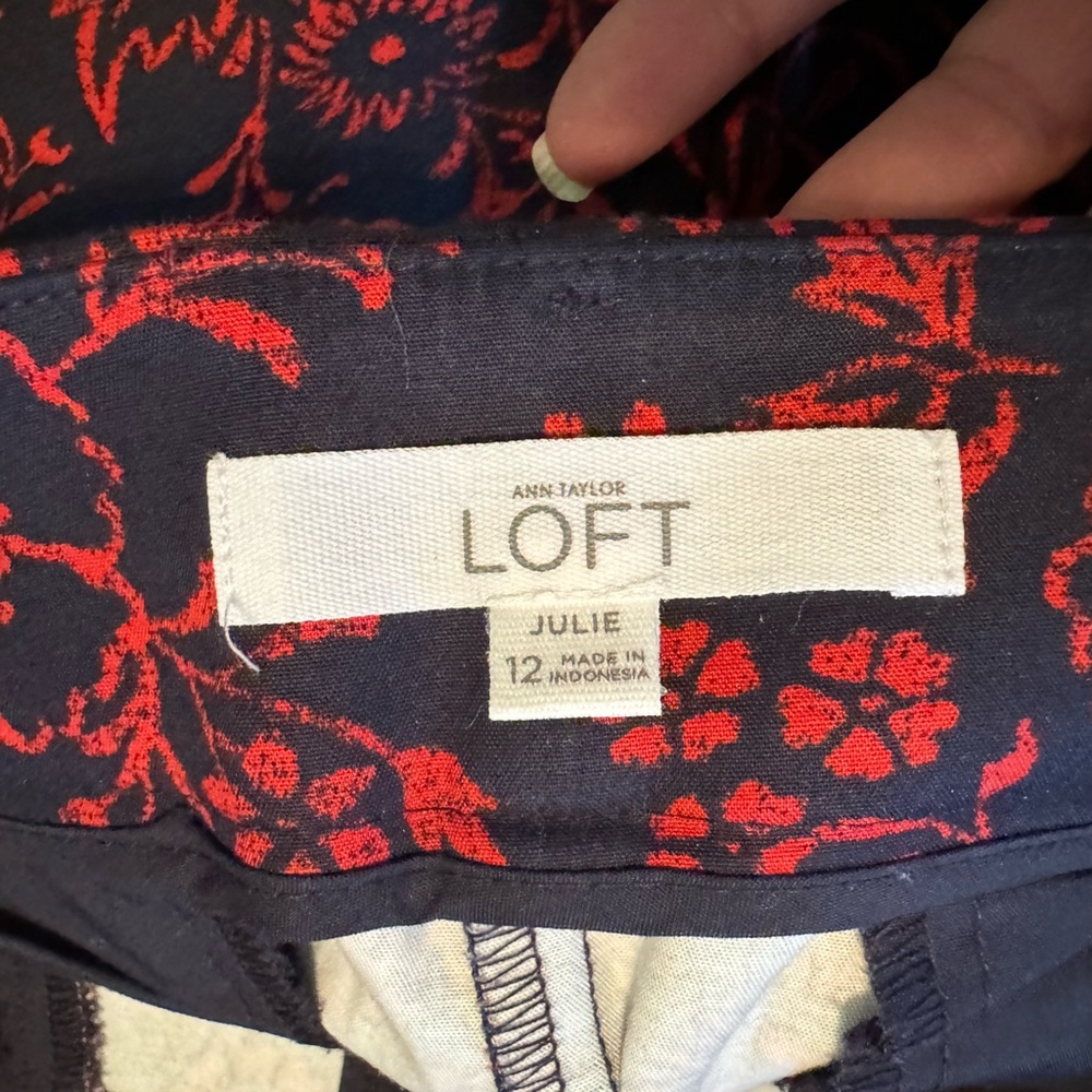 LOFT RIVIERA CAPRIS SLACKS #7 - Picture 4 of 4